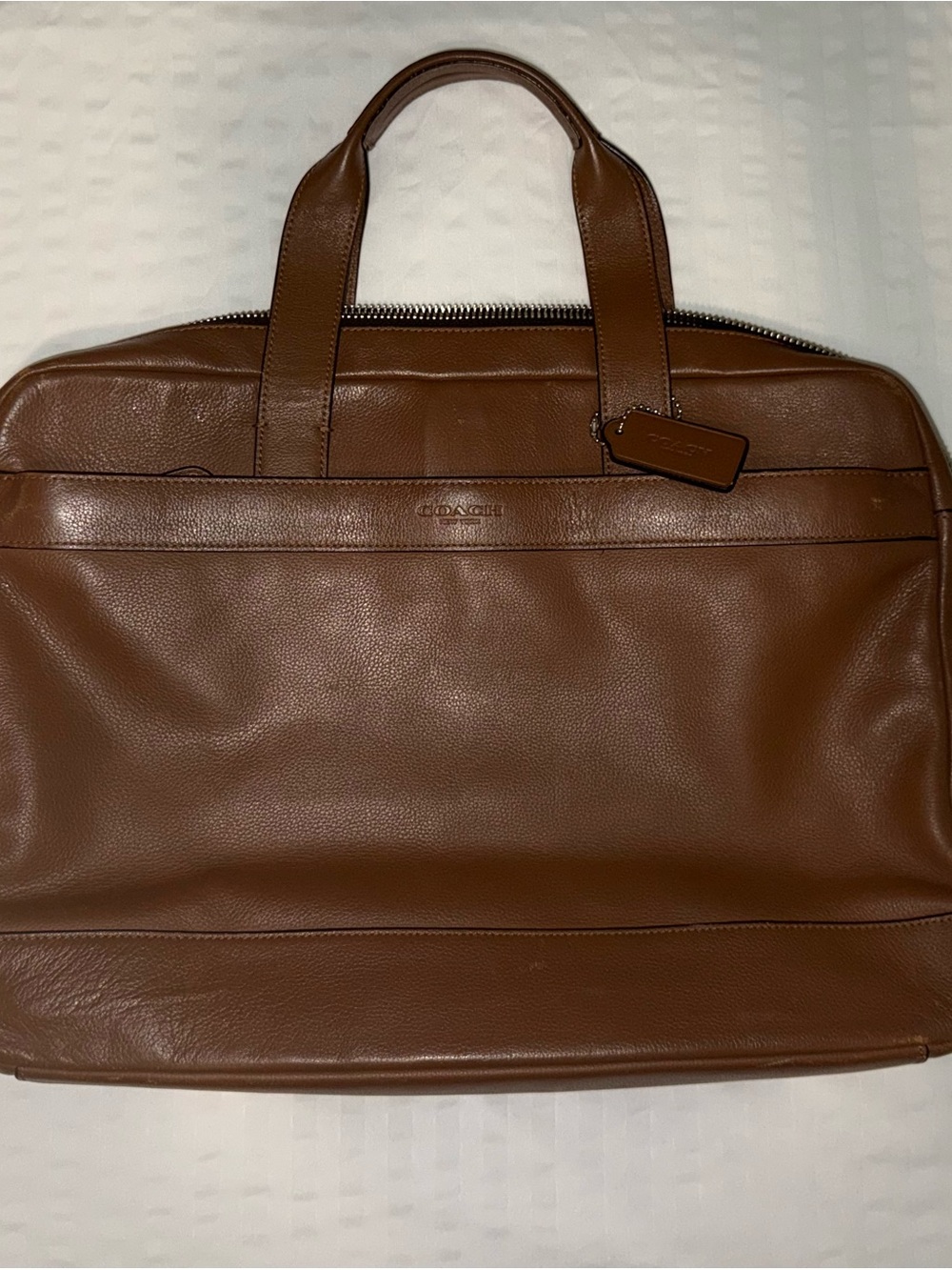 Coach Brown Leather Hamilton Briefcase Tote